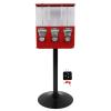 Commercial Vending Machine, Large Business Vending Machines Candy Vending Machine with Stand Anti Theft Keys 3 Individual Candy Boxes Operated for Store view 1