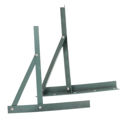 Outanaya 1set Air Conditioner Mounting Bracket Sturdy Support Rack for Compatibility Easy Installation for Wall-Mounted Units Space-Saving Design for Outdoor Condenser Units