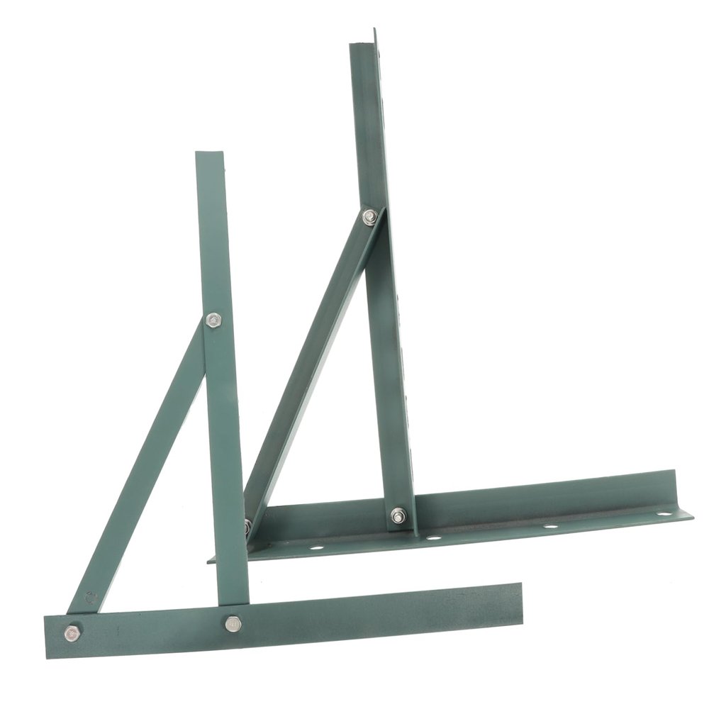 Outanaya 1set Air Conditioner Mounting Bracket Sturdy Support Rack for Compatibility Easy Installation for Wall-Mounted Units Space-Saving Design for Outdoor Condenser Units