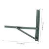 Outanaya 1set Air Conditioner Mounting Bracket Sturdy Support Rack for Compatibility Easy Installation for Wall-Mounted Units Space-Saving Design for Outdoor Condenser Units view 2