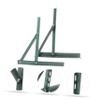 Outanaya 1set Air Conditioner Mounting Bracket Sturdy Support Rack for Compatibility Easy Installation for Wall-Mounted Units Space-Saving Design for Outdoor Condenser Units view 3