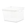 COOLHIYA Sundries Storage Box Lid Medium Organizer for Desk Makeup Snacks More Easy to Clean Stackable Design view 1
