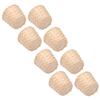 TINEASUR Hand Woven Bamboo Basket Set 8 Pack White Storage Baskets for Kitchen Pantry Laundry view 1