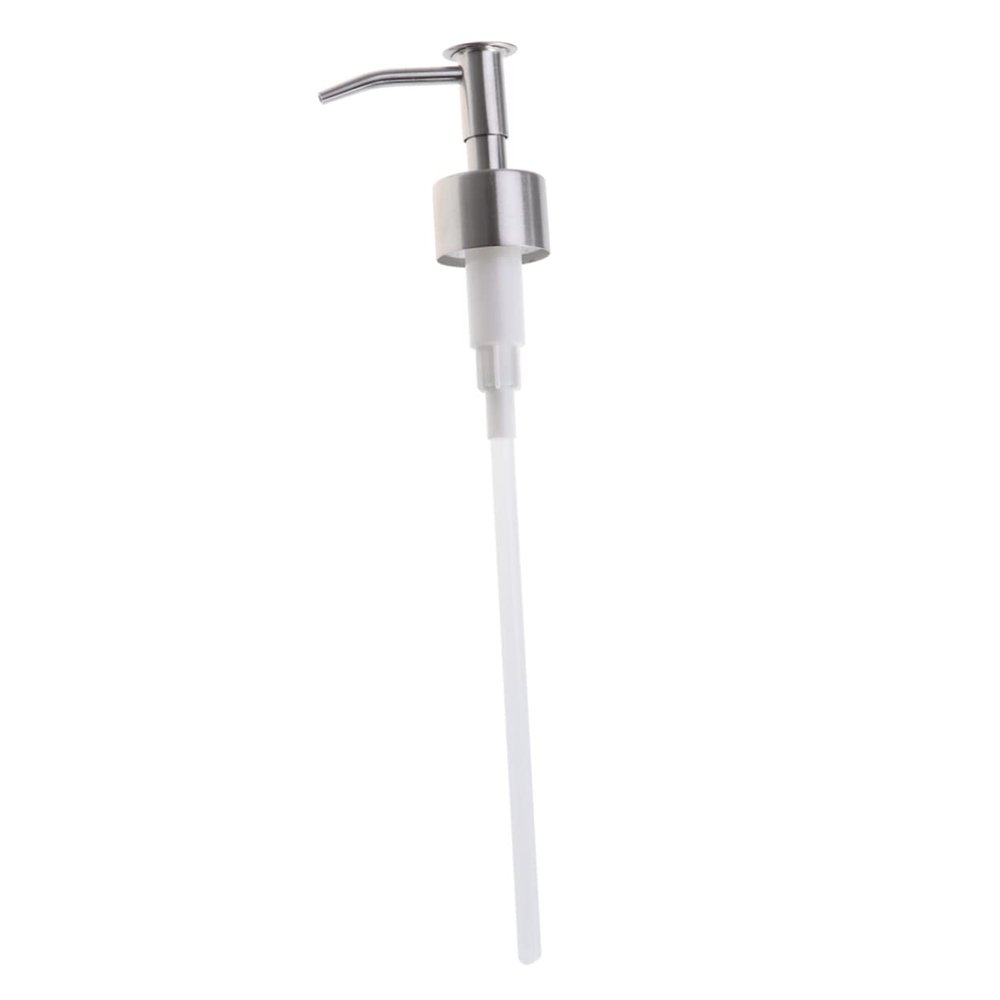 KONTONTY Stainless Steel Lotion Pump Insert Rust Dispenser Lid for Bottle Opening Elegant Thread Design Easy to Use for Home and Kitchen Applications