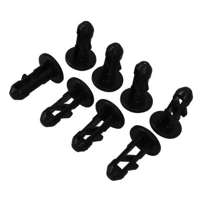 BUGUUYO 8pcs Garbage Can Lid Pin Locking Replacement Parts for Wheeled Bins Plastic Axle Clips to Prevent Spills and Improve Cleanliness