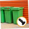 BUGUUYO 8pcs Garbage Can Lid Pin Locking Replacement Parts for Wheeled Bins Plastic Axle Clips to Prevent Spills and Improve Cleanliness view 4