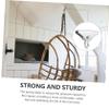 ANDRESLAD Stainless Steel Heavy Duty Wear-Resistant Ceiling Hooks for Hammocks Swings and Punching Bags Durable Swivel Hanger with Mounting Hardware Multipurpose Home Installation view 4