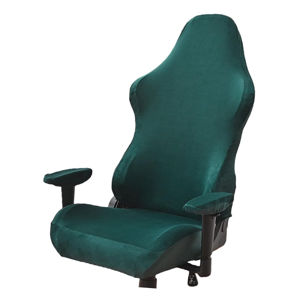GARVALON Gaming Chair Cover Set Stretch Polyester Elastic Protector