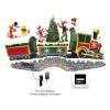 MOMENTS IN TIME Disney Characters Christmas Train Christmas Village Animated LED Train with Music Volume Control Handcrafted Holiday Centerpiece with Plug-in Adapter view 4