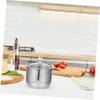 BIUDECO 1pc Stainless Steel Spice Container Lid Multifunctional Seasoning Jar for Sugar and Salt Storage Creative Condiment Box for Kitchen Organization Silver view 4