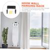 OHPHCALL Wall Mount Ironing Board Rack Space-Saving Hanger with Strong Load-Bearing Design Easy Installation for Household Use Compatible with Ironing Boards and Irons Black view 4