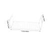 HOOTNEE 2pcs Space-Saving Hanging Shoe Rack Modern Closet Organizer for Efficient Storage Easy Installation for Wardrobes Shoe Cabinets Sleek Design view 3
