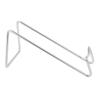 COLLBATH Wrought Iron Wine Display Rack Elegant Bright Silver Wine Holder for Kitchen Countertops Beer Bottle Shelf Versatile Storage Stand for Home Bars and Events view 1