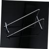 COLLBATH Wrought Iron Wine Display Rack Elegant Bright Silver Wine Holder for Kitchen Countertops Beer Bottle Shelf Versatile Storage Stand for Home Bars and Events view 3