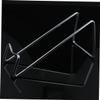 COLLBATH Wrought Iron Wine Display Rack Elegant Bright Silver Wine Holder for Kitchen Countertops Beer Bottle Shelf Versatile Storage Stand for Home Bars and Events view 4