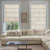 Sulugood No Drill Roman Shades,70% Blackout-Beige,65" W x 64" H view 2