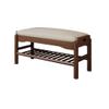 JOYNOW Footboard Bench Shoe Changing Stool Door Household Shoe Cabinet Bench Entrance Stool Solid Wood Entrance Long Stool Shoe Bench view 1