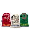 TEEAMORE Personalized Drawstring Christmas Sack Jumbo Gift Sack Personalized Package Storage Christmas Party Supplies Favors 19.5x27.5 IN 5 Pack view 1