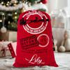 TEEAMORE Personalized Drawstring Christmas Sack Jumbo Gift Sack Personalized Package Storage Christmas Party Supplies Favors 19.5x27.5 IN 5 Pack view 4