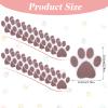 20pcs Safety Shower Treads Non-Slip Bathtub Stickers Adhesive Appliques with Premium Scraper Bathroom Tubs Shower Treads Anti Slip Paw Floor Decals for Bathtub Pools Boats Floor Stairs view 2