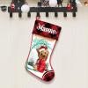 Famitrendz Personalized Yorkshire Terrier 7 Hold Red Heart Stockings, Merry Woofmas Stockings, Custom Dog Christmas Stocking, Christmas Stockings for Pet Lover, Funny Gifts for Dog Mom Dogs Dad view 3