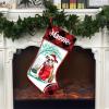 Famitrendz Personalized English Bulldog 10 Hold Red Heart Stockings, Merry Woofmas Stockings, Custom Dog Christmas Stocking, Christmas Stockings for Pet Lover, Funny Gifts for Dog Mom Dogs Dad view 2