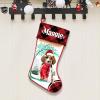 Famitrendz Personalized Beagle 2 Hold Red Heart Stockings, Merry Woofmas Stockings, Custom Dog Christmas Stocking with Name, Christmas Stockings for Pet Lover, Funny Gifts for Dog Mom Dogs Dad view 3