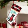 Famitrendz Personalized Collie 5 Hold Red Heart Stockings, Merry Woofmas Stockings, Custom Dog Christmas Stocking with Name, Christmas Stockings for Pet Lover, Funny Gifts for Dog Mom Dogs Dad view 1