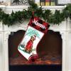 Famitrendz Personalized Labrador Retriever 7 Hold Red Heart Stockings, Merry Woofmas Stockings, Custom Dog Christmas Stocking, Christmas Stockings for Pet Lover, Funny Gifts for Dog Mom Dogs Dad view 2