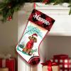 Famitrendz Personalized Poodle 1 Hold Red Heart Stockings, Merry Woofmas Stockings, Custom Dog Christmas Stocking with Name, Christmas Stockings for Pet Lover, Funny Gifts for Dog Mom Dogs Dad view 1