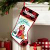 Famitrendz Personalized Shetland Sheepdog Hold Red Heart Stockings, Merry Woofmas Stockings, Custom Dog Christmas Stocking, Christmas Stockings for Pet Lover, Funny Gifts for Dog Mom Dogs Dad view 1