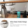 KEPIUAAF Bar Cart, Home Bar Hotel Serving Cart Wine Cart - Rolling Serving Cart Bar Serving Cart Home Rustic Mobile Kitchen Serving cart Industrial Vintage Style Wood Metal Serving Trolley view 3