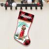 Famitrendz Personalized Brittany 2 Hold Red Heart Stockings, Merry Woofmas Stockings, Custom Dog Christmas Stocking with Name, Christmas Stockings for Pet Lover, Funny Gifts for Dog Mom Dogs Dad view 3