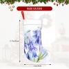 WZYWHJ Christmas Stocking - Festive Decorative Plush Stocking for Holiday Parties and Gifts Lily of The Valley Printed view 4
