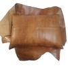 D DOLLY LAMB Lambskin Leather Pillow Cover - Sofa Cushion Case - Decorative Throw Covers for Living Room & Bedroom, 10X18 Inch - Light Brown Crunch Plain Pack of 2 view 4