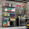 MODCART Storage Shelves, 4 PCS 36" L x 14" W x 72" H Heavy Duty Garage Wire Shelving Unit Loads 1750LBS, 5-Tier Adjustable Metal Industrial Utility Shelf Rack for Kitchen, Laundry Room, Basement view 2