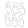 STOBAZA Gold Curtain Hooks 50pcs Bed Curtain Special Hooks Flexible Ring Wall Mount Holders view 1