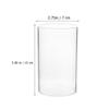 ABOOFAN 4pcs Glass Candle Covers Windproof Candle Tube Decor for Home Wedding and Party Multipurpose Shades for Elegant Centerpieces view 4