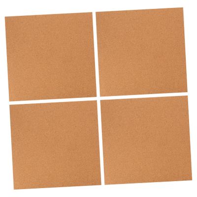 ABOOFAN Self-Adhesive Cork Board Small Wall Desk Board Frameless Thick Memo Notice for Office Home Decor