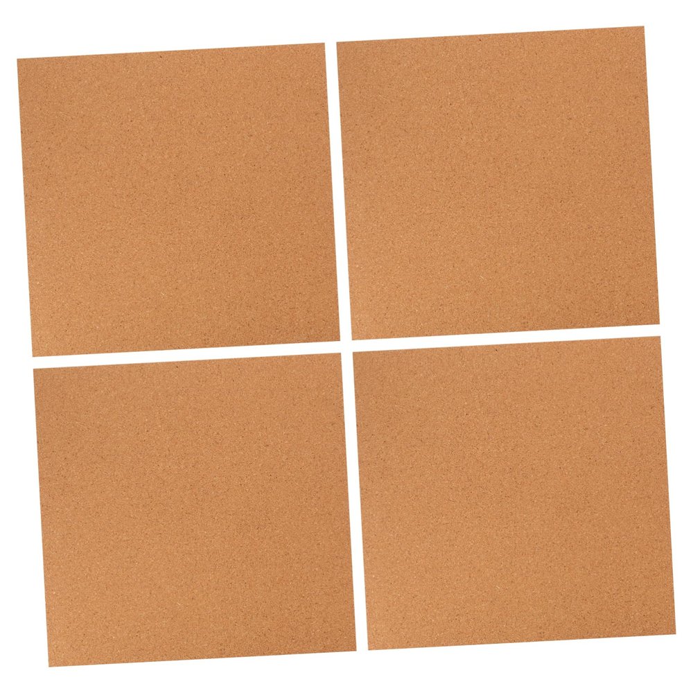 ABOOFAN Self-Adhesive Cork Board Small Wall Desk Board Frameless Thick Memo Notice for Office Home Decor