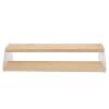 TOPPERFUN Wood 2-tier Display Stand for Toys and Mini Figurines view 1