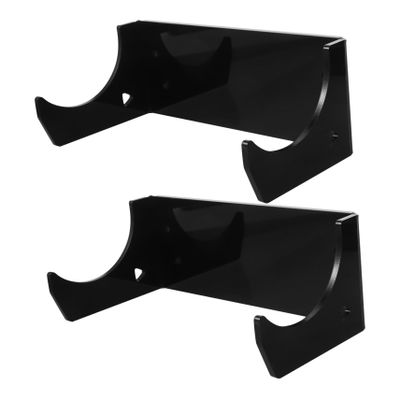 2pcs Acrylic Rolling Pin Organizer Wall Rack with Hooks for Kitchen