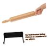 2pcs Acrylic Rolling Pin Organizer Wall Rack with Hooks for Kitchen view 2