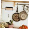 2pcs Acrylic Rolling Pin Organizer Wall Rack with Hooks for Kitchen view 3