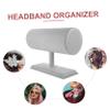 ABOOFAN Headband Holder Stand for Hair Accessories Simple Design Organizer for Dressing Table Gray Display Rack for Girls and Women Easy to Assemble Hairband Storage view 3