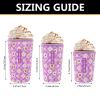 3 Pack Reusable Sleeve for Iced Coffee Cup, Coffee Neoprene Sleeve for Iced&Hot Drinks, Coffee Sleeve Compatible with Starbucks, Dunkin Coffee Cup. (Lalic Checkerboard) view 3