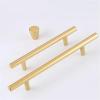 SOSODBBM Aluminum Alloy Kitchen Cabinet Door Handles Drawer Knobs Wardrobe Door Pulls Furniture Handle Hardware 2Pcs(Sand Gold 128mm) view 3