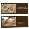 OUNONA Compact Cake Boxes 10pcs Kraft Paper Bakery Boxes with Window view 3