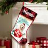 Famitrendz Personalized Goldendoodle 1 Stockings Christmas, Custom Dog Hold Red Heart Under Tree Stocking with Name, Christmas Stockings for Pet Lover, Funny Gifts for Dog Mom Dogs Dad view 1