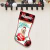 Famitrendz Personalized Goldendoodle 1 Stockings Christmas, Custom Dog Hold Red Heart Under Tree Stocking with Name, Christmas Stockings for Pet Lover, Funny Gifts for Dog Mom Dogs Dad view 2